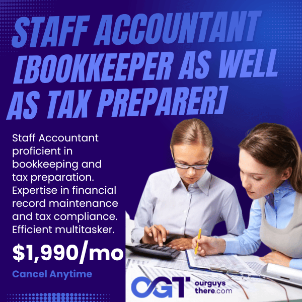 Staff Accountant [Bookkeeper as well as Tax Preparer]